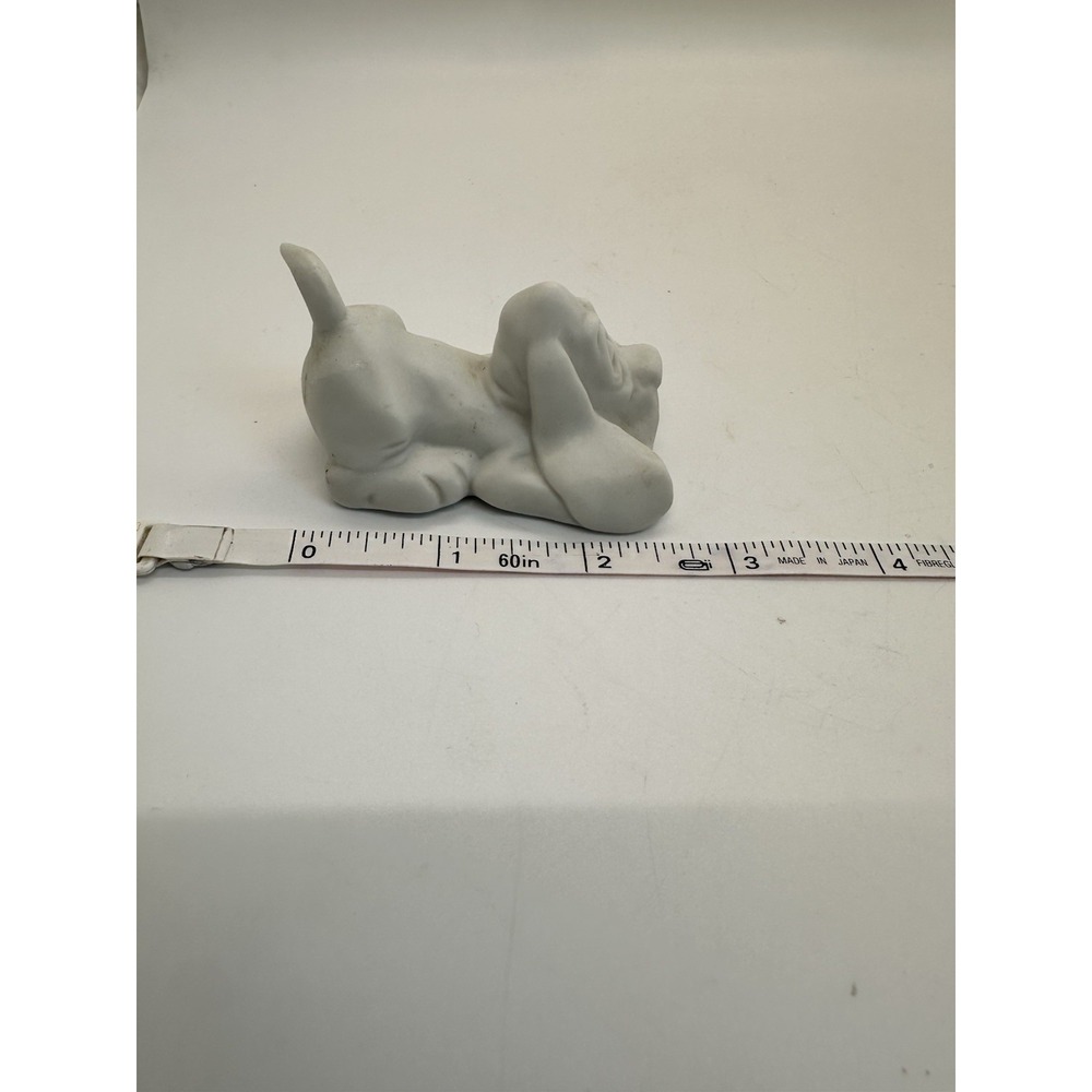 Vintage Hallmark 1975 Hound Dog Bisque‎ Porcelain Made In Japan